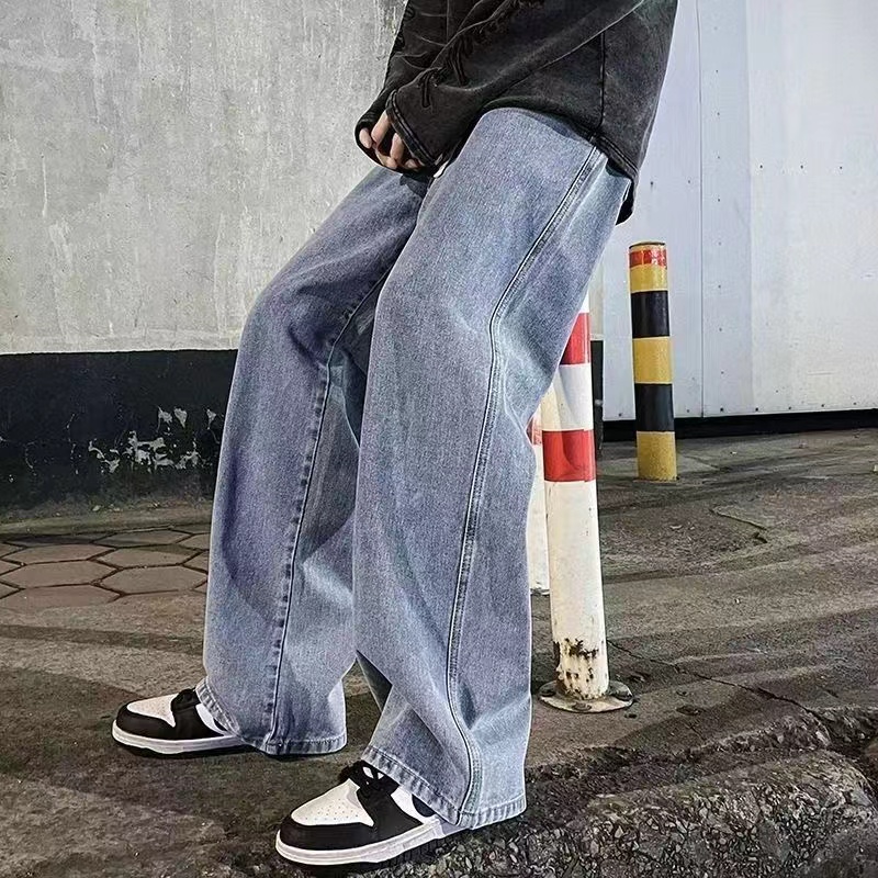 Streetwear Clothing Brand - Celana Jeans Longgar Pakaian Jalanan Baru