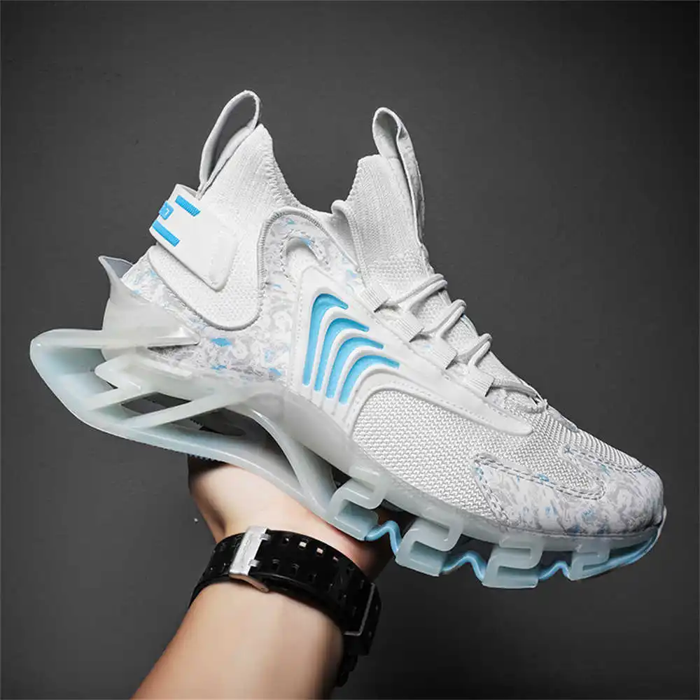 Streetwear Brand Popular - Blue Slipon sepatu bot panjang merah