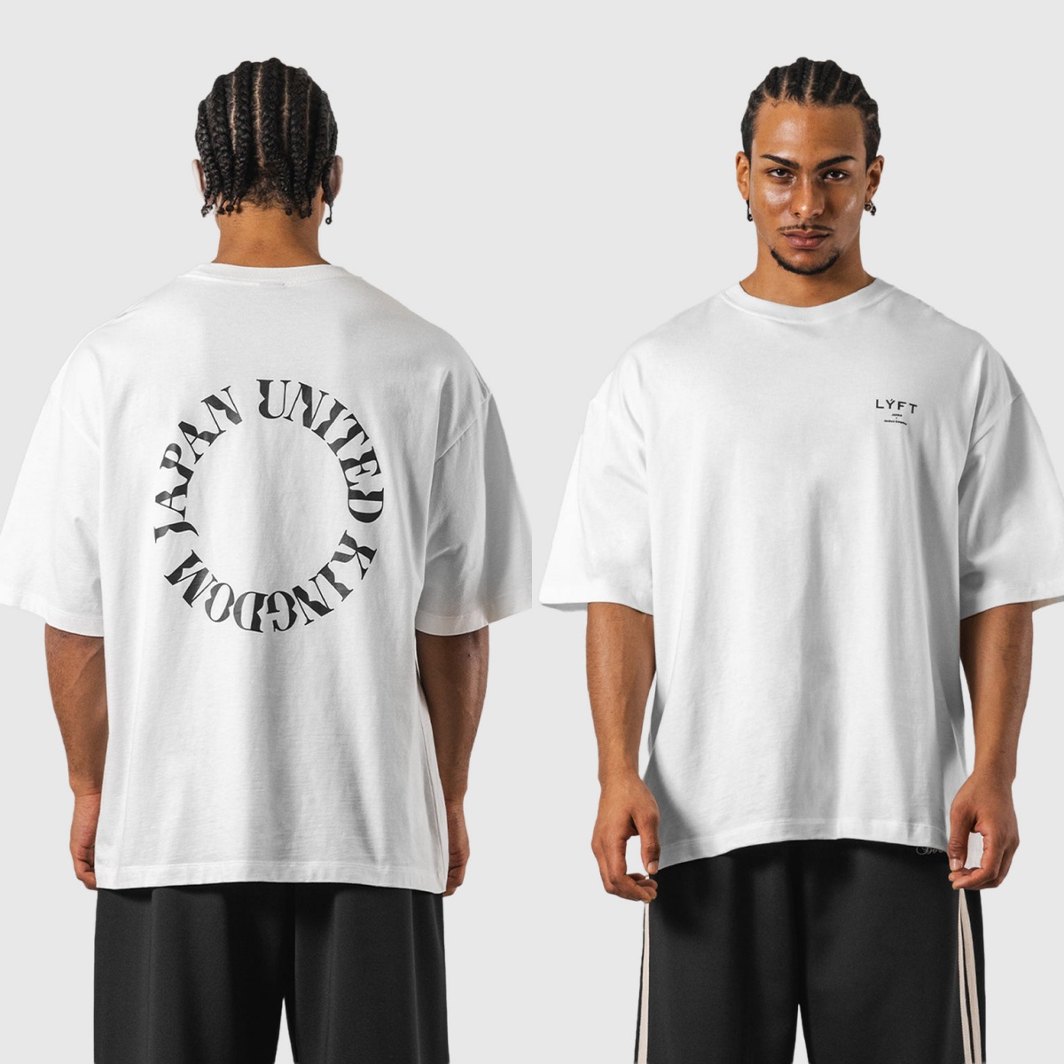 Streetwear Brand Rings - Kaos Ring Big White Vintage Fitness