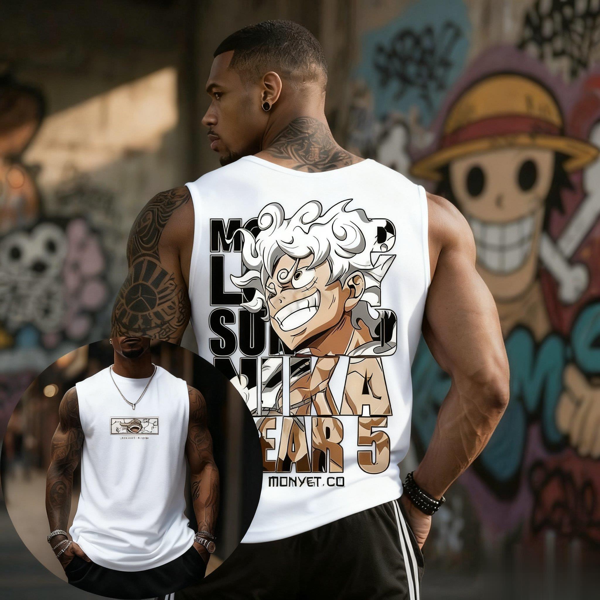 Good Streetwear Brand - One Piece Luffy Gear 5 Tank