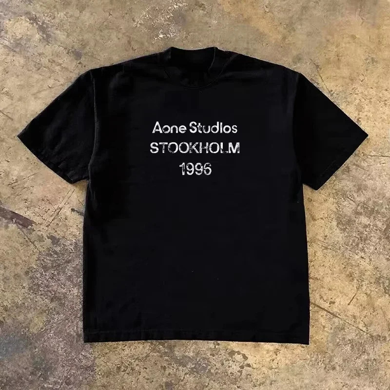 Streetwear Brand Logo - Logo Klasik STOCKHOLM 1996 Kaus Merek