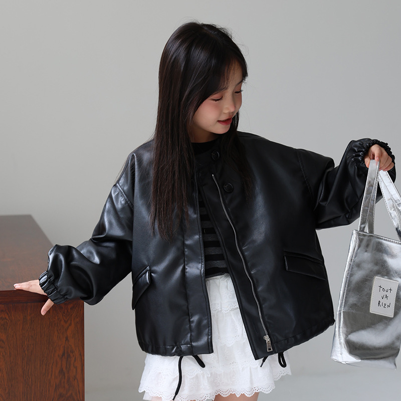 Streetwear Brand Designer - Jaket Kulit Pu Sepeda Motor Rock
