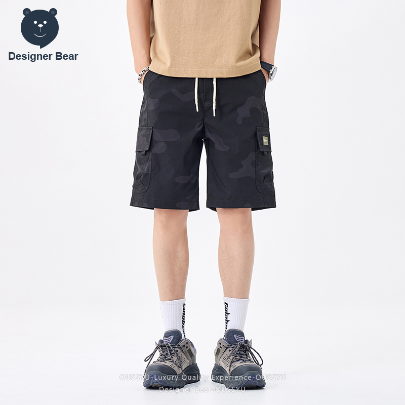 Celana Pendek Cargo Camo Musim - Streetwear Brand Designer ulasan dan harga