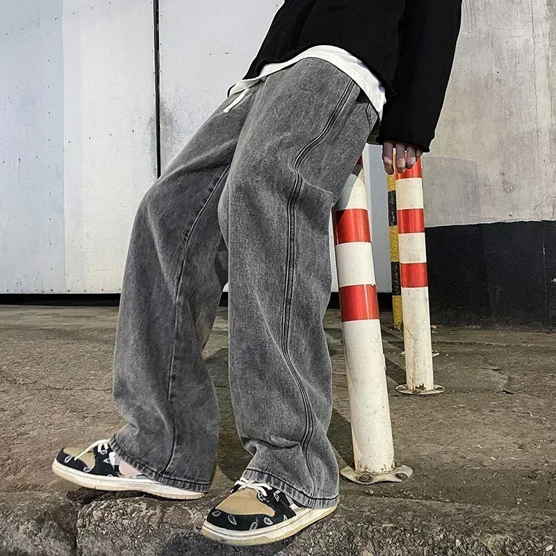 Celana Jeans Longgar Streetwea - Streetwear Clothing Brand ulasan dan harga