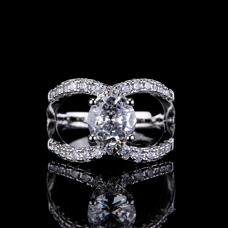 Cincin berlian Zirconia berkil - Streetwear Brand Rings ulasan dan harga