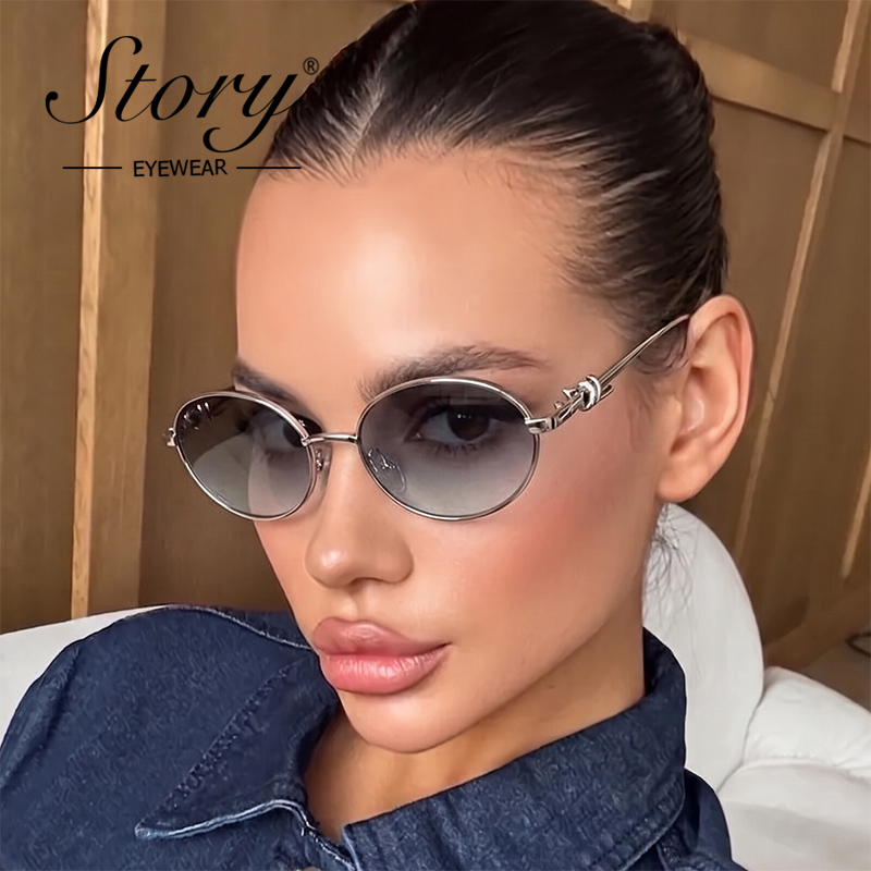 STORY Kacamata Hitam Oval Bing - Streetwear Brand Designer ulasan dan harga