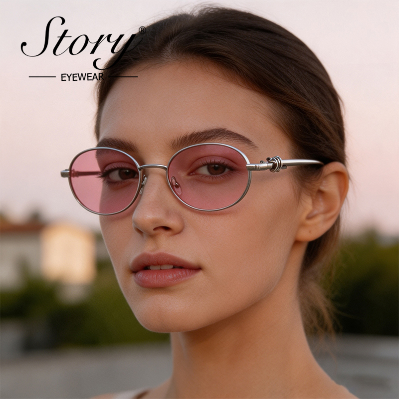 STORY Kacamata Hitam Oval Bing - Streetwear Brand Designer ulasan dan harga