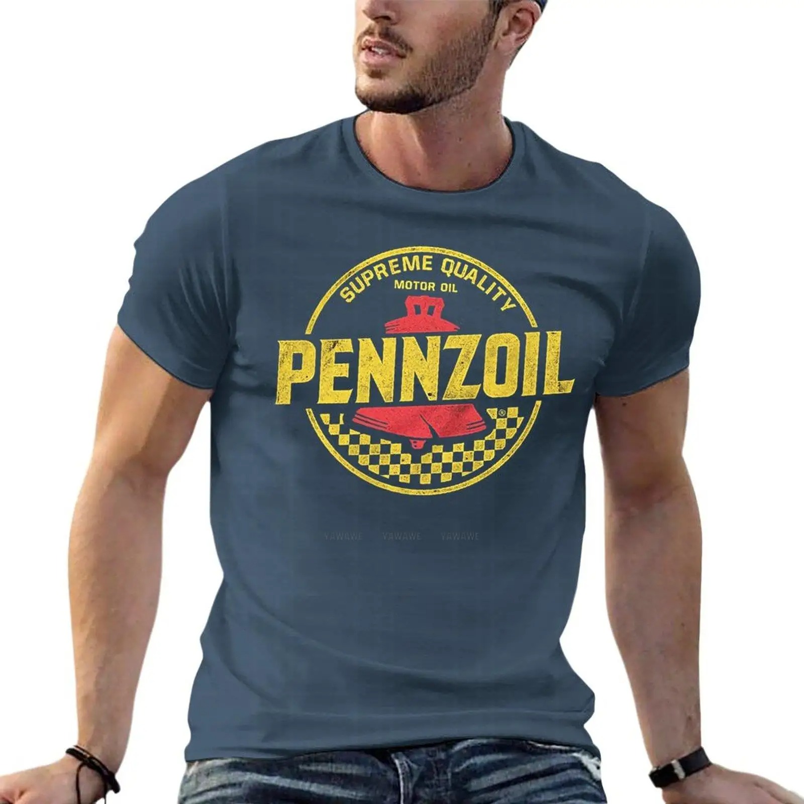 Distressed Pennzoil Logo minya - Streetwear Clothing Brand ulasan dan harga